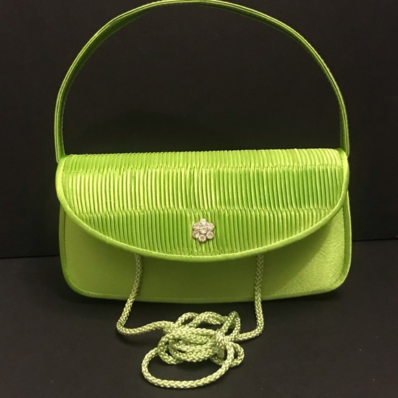 Lime Green Evening Purse - Picture 4 of 9